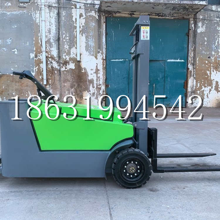 琼结县小型电动叉车1吨2吨步行站驾式电瓶堆高充电装卸车液压升降车铲车